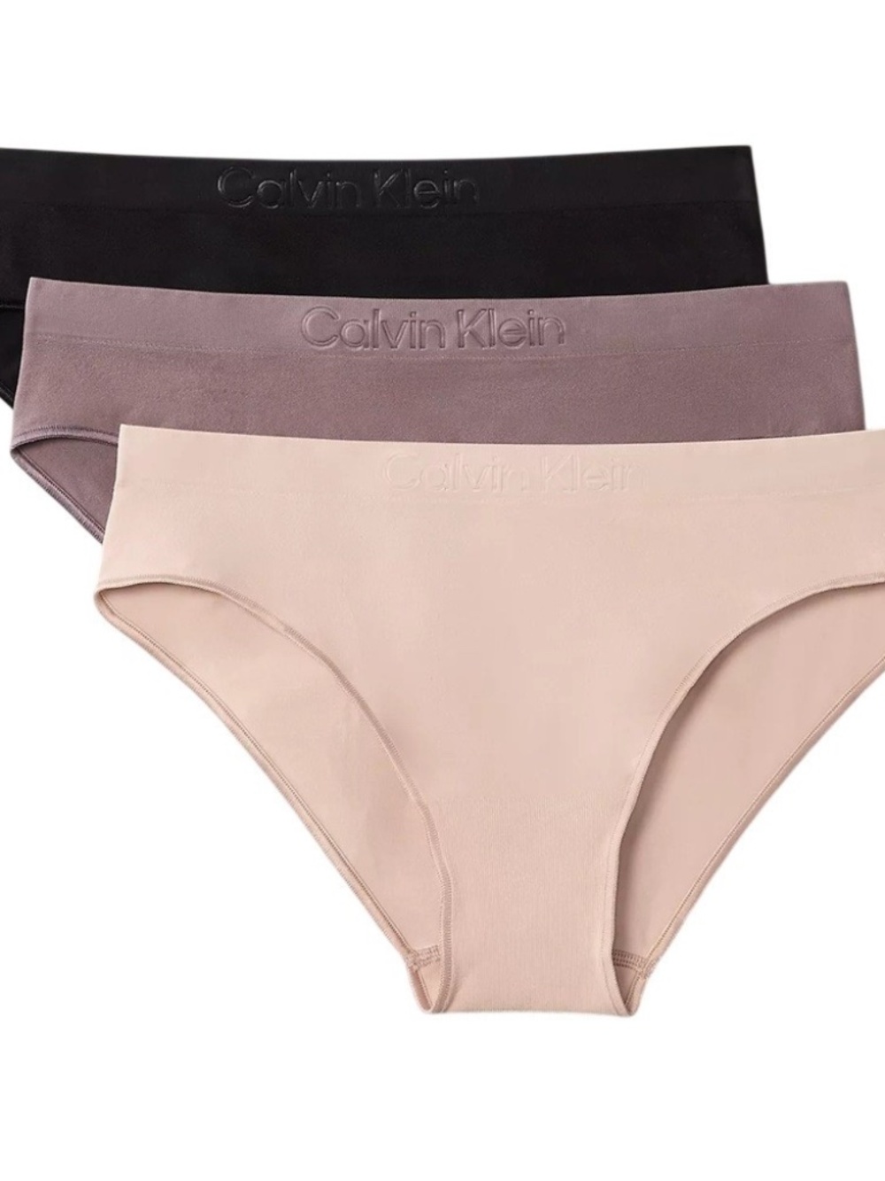 Calvin Klein Bonded Flex Seamless  Mid Rise Bikini Panties Medium 3 Pack NEW